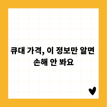 큐대 가격, 이 정보만 알면 손해 안 봐요