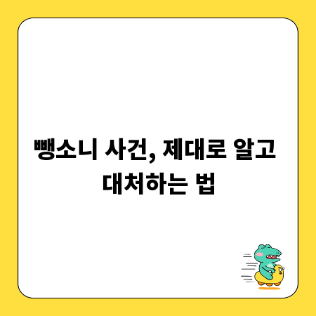 뺑소니 사건, 제대로 알고 대처하는 법