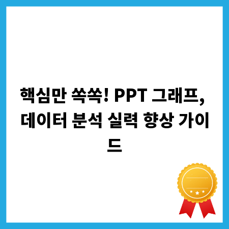 핵심만 쏙쏙! PPT 그래프, 데이터 분석 실력 향상 가이드